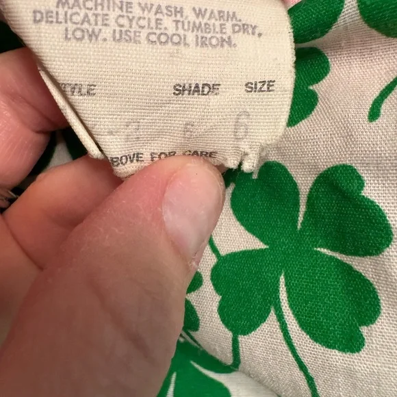 Vintage shamrocks and ladybugs dress Serbin by Muriel Ryan small - Picture 15 of 15